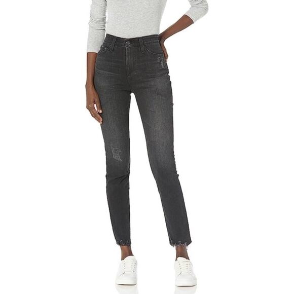 AG 24x28 Sophia High-Waisted Skinny Ankle in 4 Years Fazed 0709 black - Picture 1 of 12